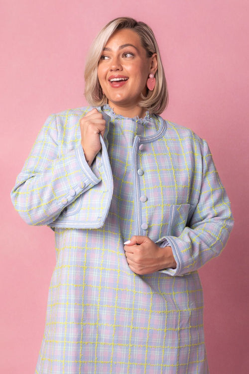 Reese Jacket in Periwinkle Blue - FINAL SALE