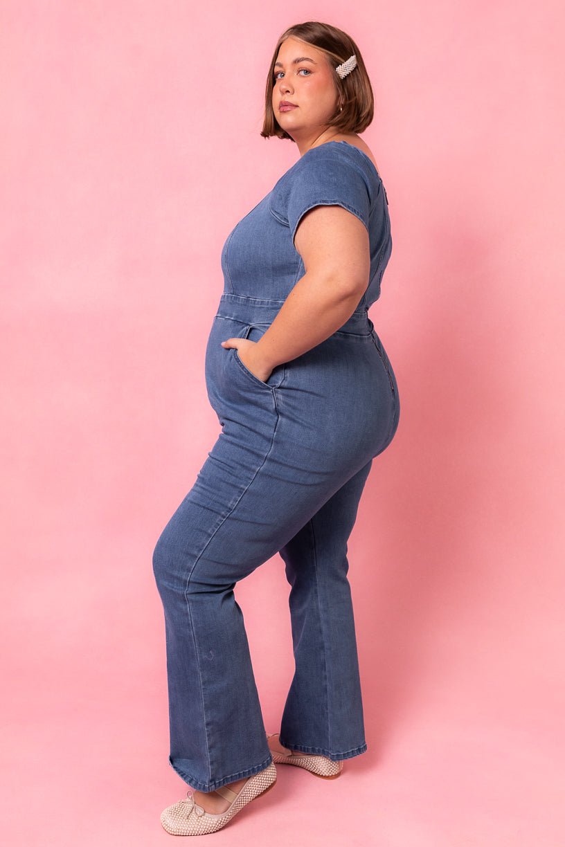 Ryan Denim Jumpsuit-Adult