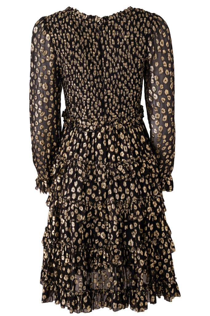 Sammy Dress in Black & Gold - FINAL SALE-Adult