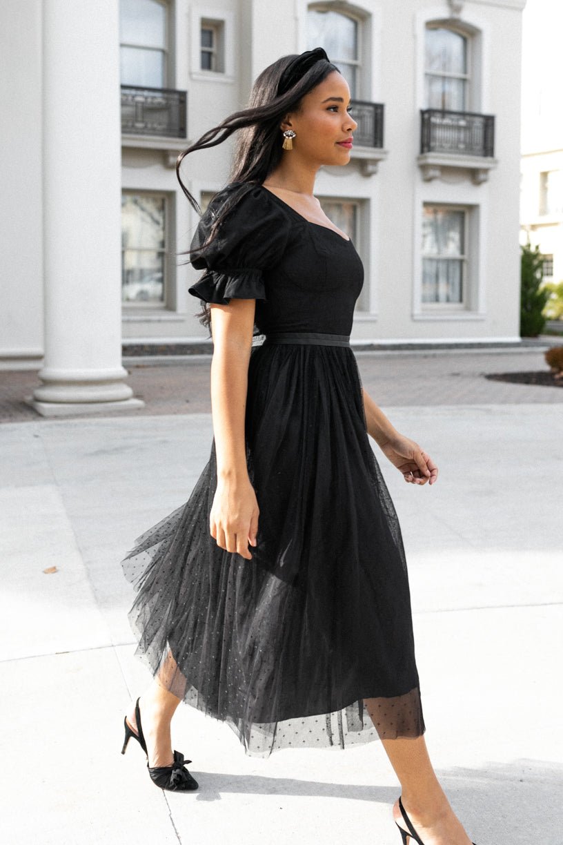 Ballerina Dress in Black-Adult