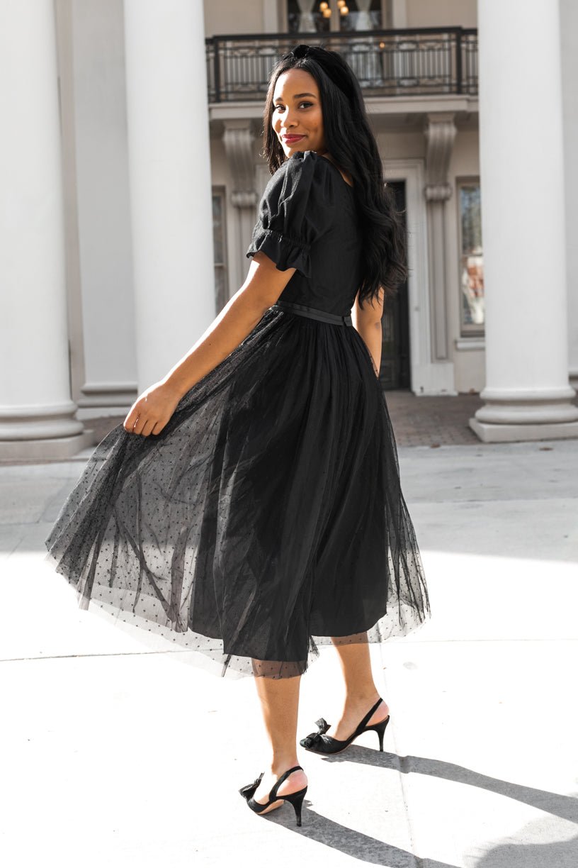 Ballerina Dress in Black-Adult