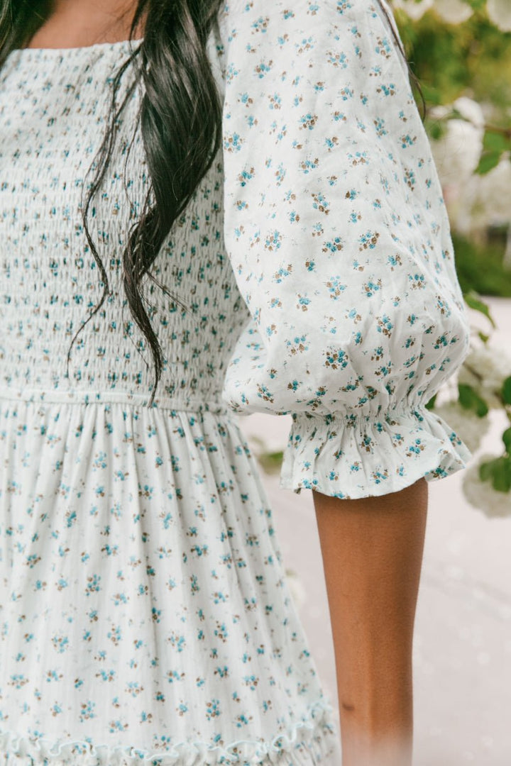 Madeline Dress in Blue-Adult