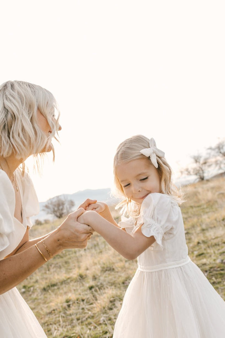 Mini Ballerina Dress in White-Mini