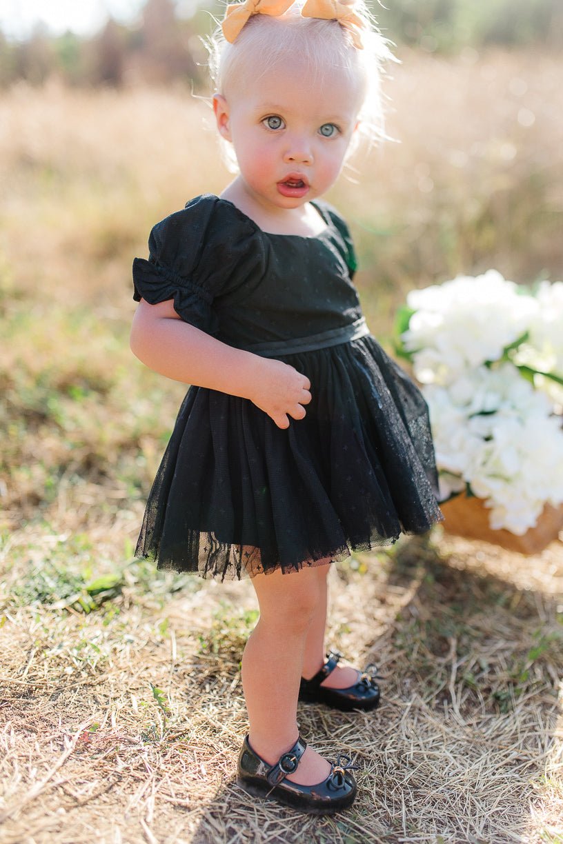 Baby Ballerina Dress Set in Black-Baby