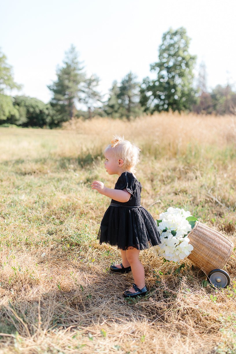 Baby Ballerina Dress Set in Black-Baby