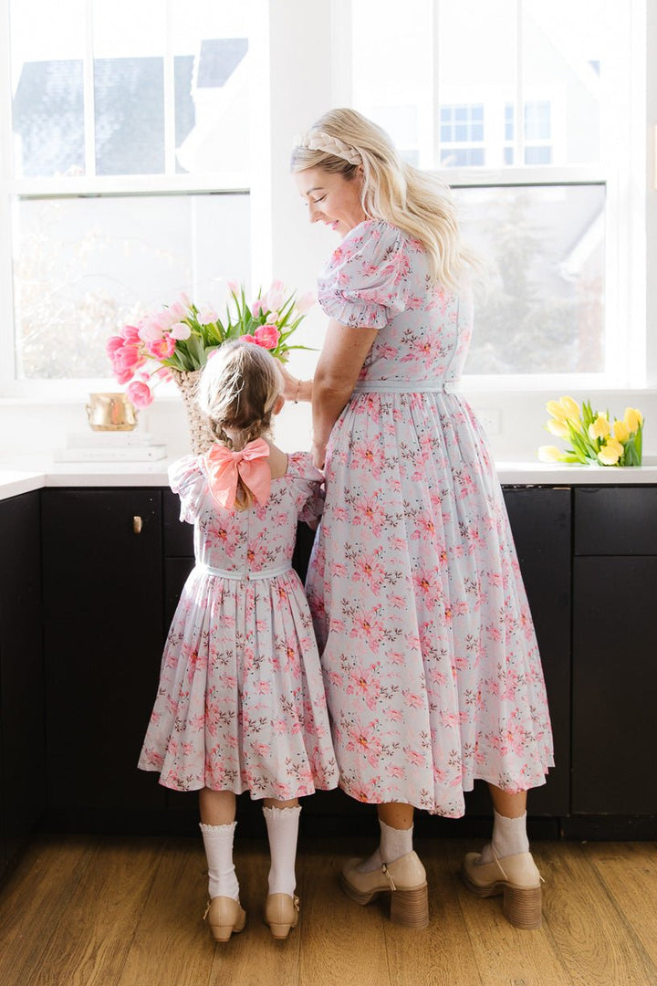 Ballerina Dress in Pink Blossom - FINAL SALE-Adult