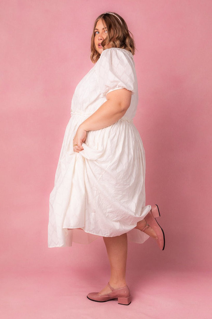 Betty Dress in White - FINAL SALE