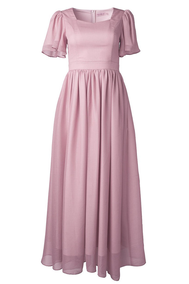 Abbie Dress in Blush-Adult