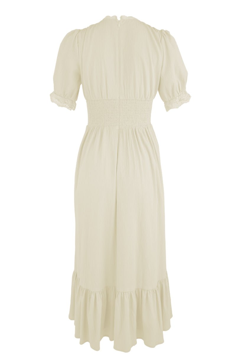 Brooke Dress in Ivory-Adult