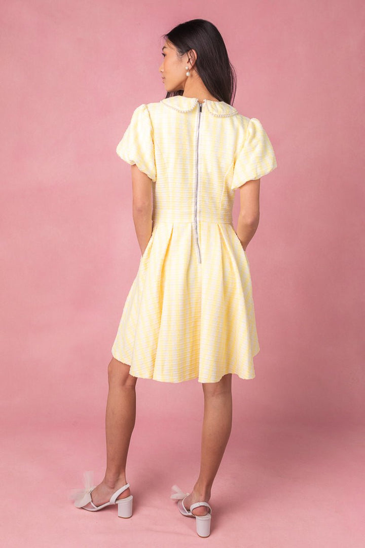 Celine Dress in Yellow-Adult