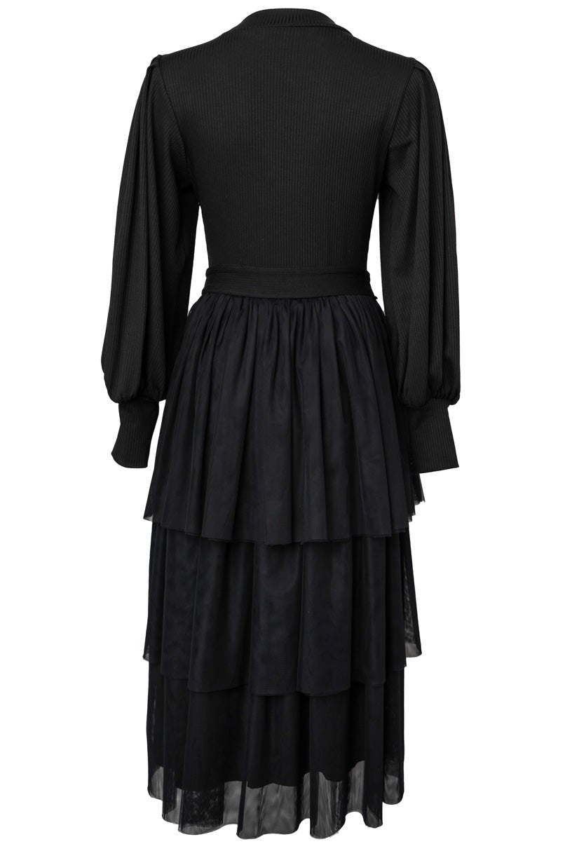 Cosette Midi Dress in Black - FINAL SALE-Adult