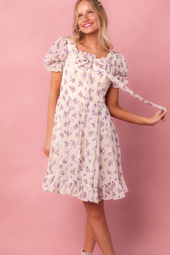 Dolly Dress in Violet Rose-Adult