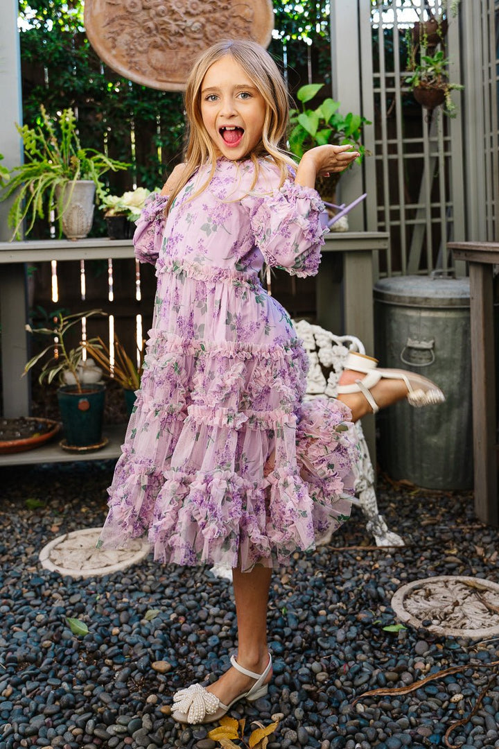 Mini Catherine Dress in Lavender-Mini