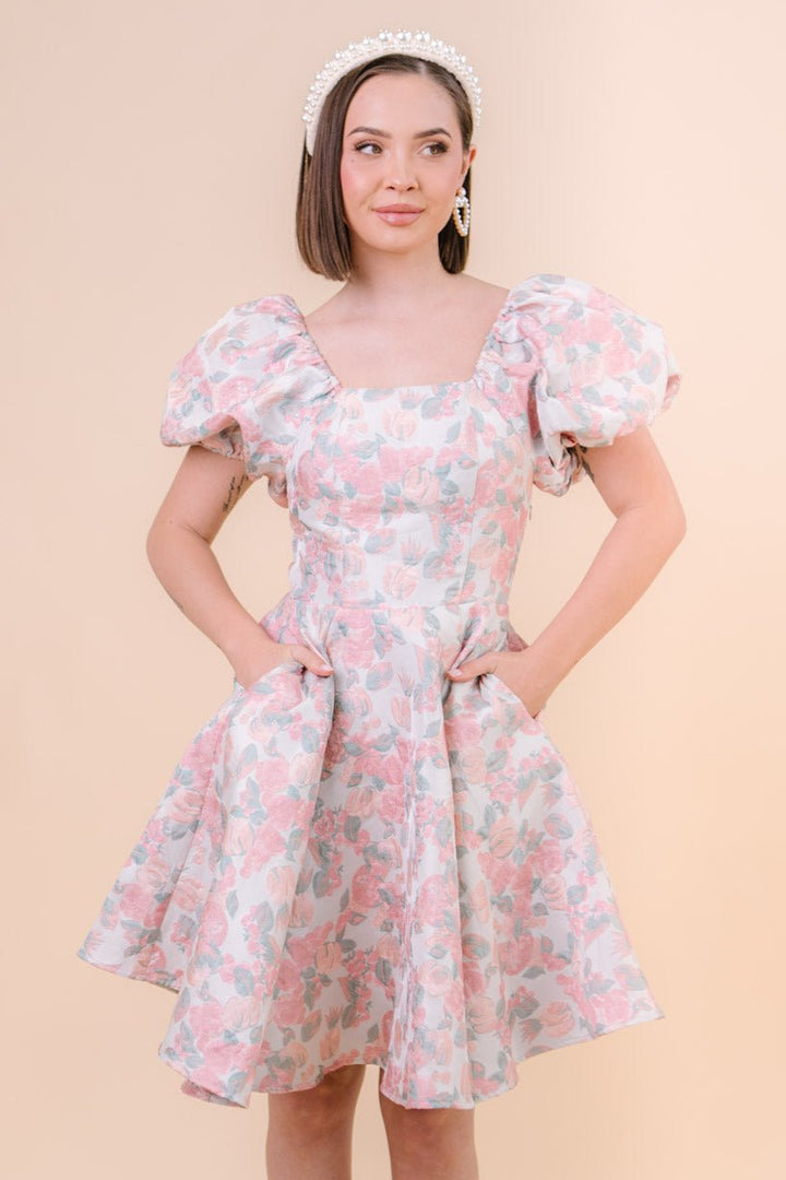 Ivanna Dress in Pastel Floral - FINAL SALE-Adult