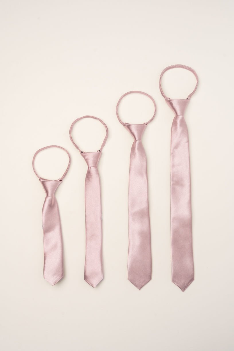 Max Boys Tie in Blush-Mini