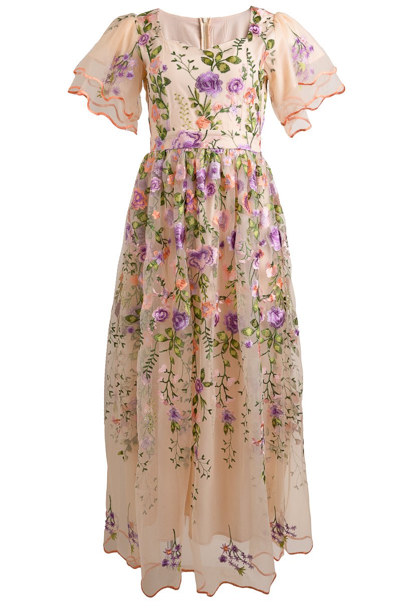 Flora Dress in Pastels-Adult