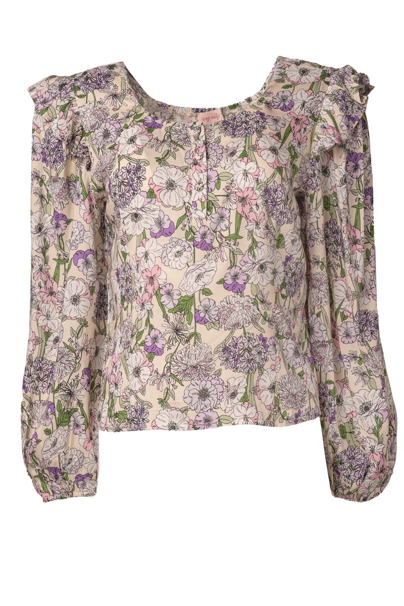 Lo Blouse in Floral Bloom-Adult