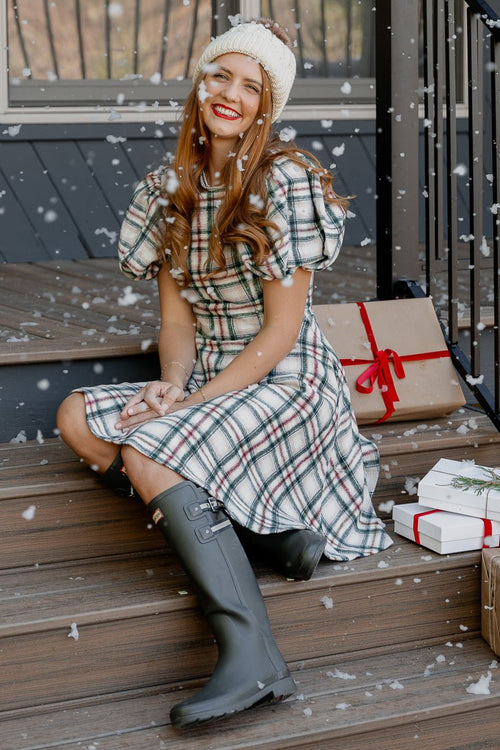 Molly Plaid Flare Dress - FINAL SALE