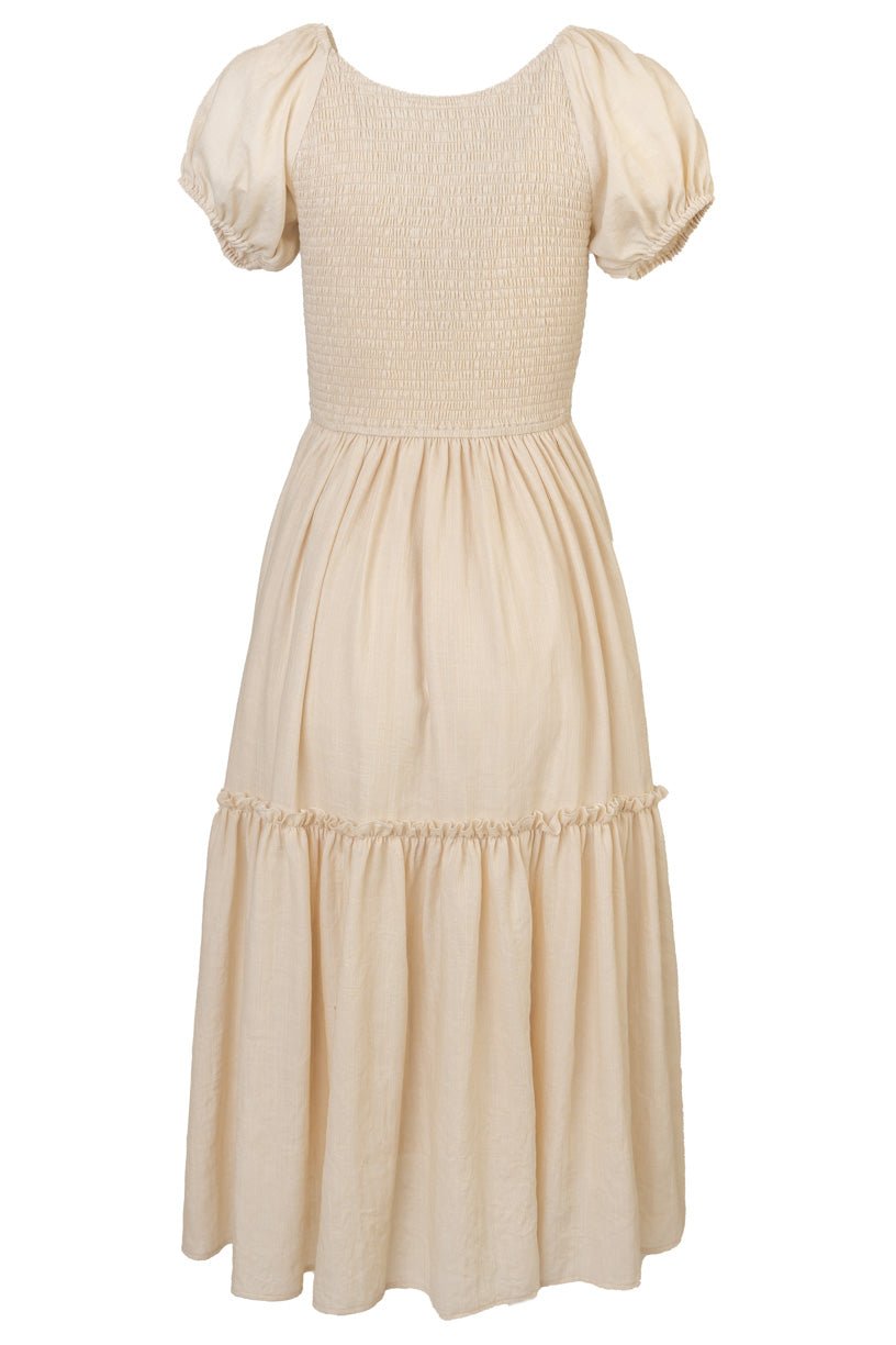 Sienna Dress in Cream-Adult