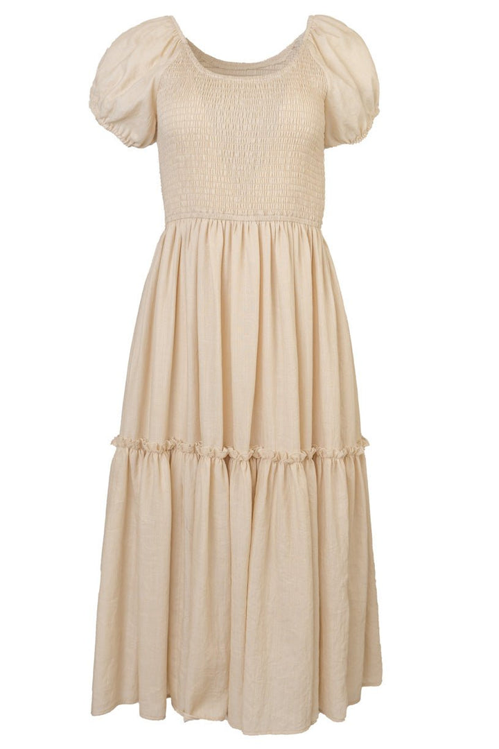 Sienna Dress in Cream-Adult