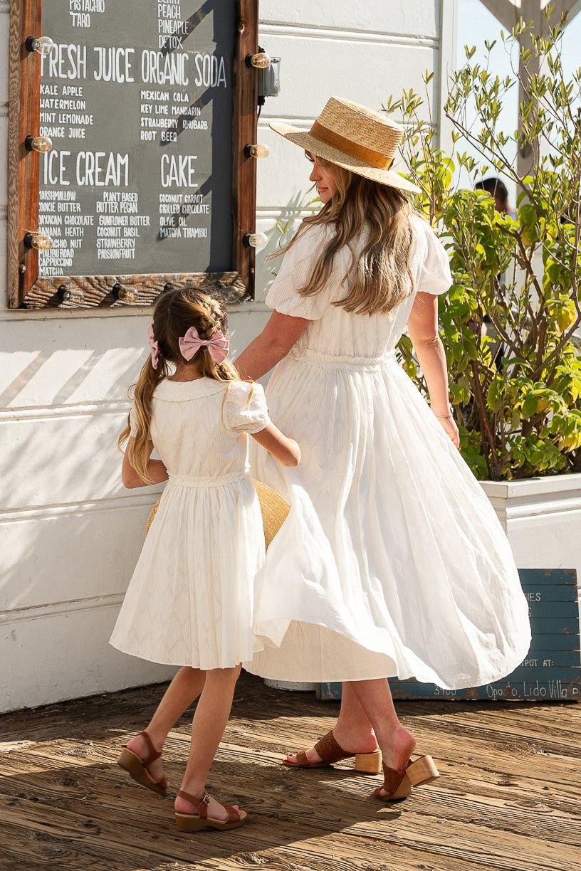 Mini Betty Dress in White - FINAL SALE