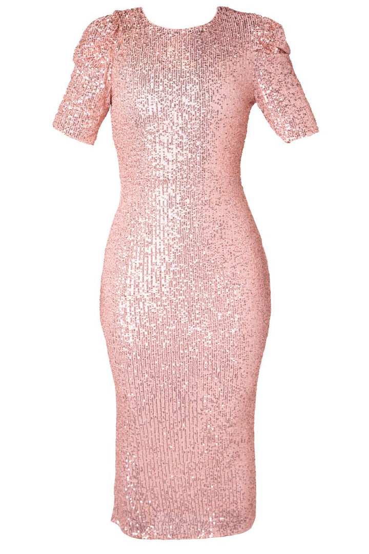 Starling Dress in Rose Gold Sequin-Adult