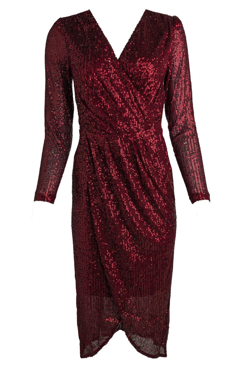 Starstruck Dress in Wine - FINAL SALE-Adult