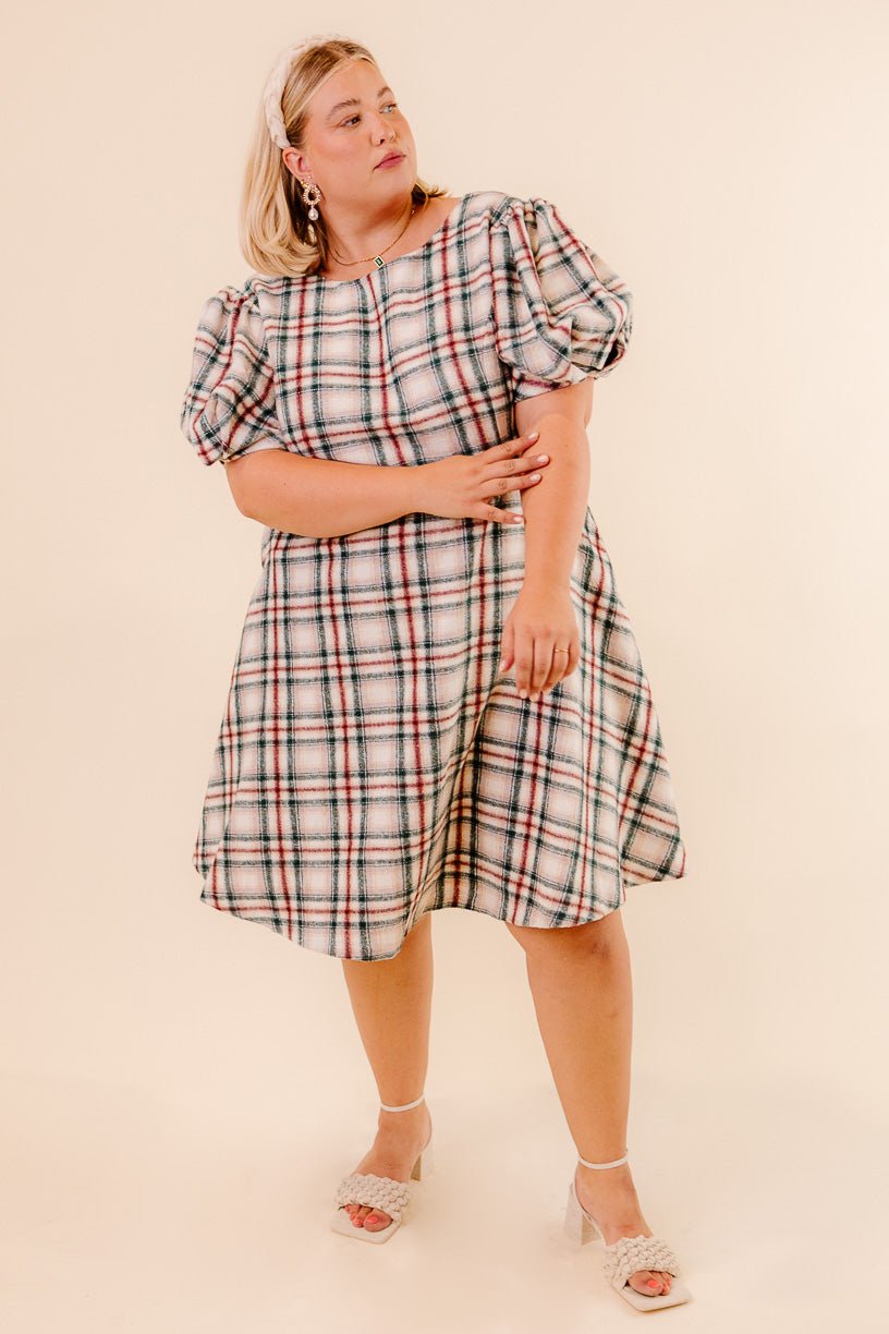 Molly Plaid Flare Dress - FINAL SALE-Adult