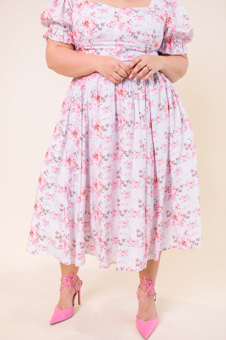 Ballerina Dress in Pink Blossom - FINAL SALE-Adult